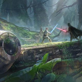 Star Wars nature wallpaper