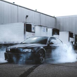 BMW burnout wallpaper