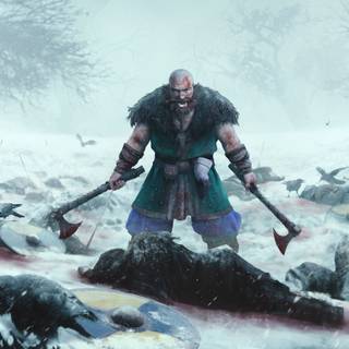 Vikings 4k desktop wallpaper