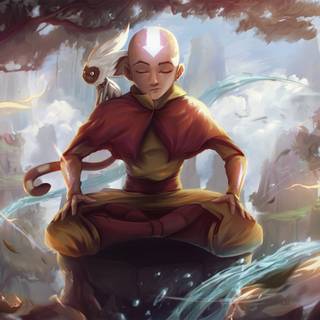 Aang Avatar Airbender wallpaper