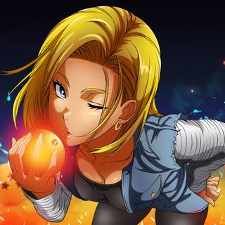 Android 18 DBZ wallpaper