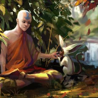 Avatar Aang 4k wallpaper