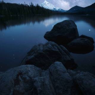 Night scenic wallpaper