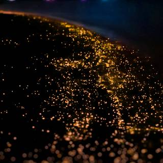 Night scenic wallpaper