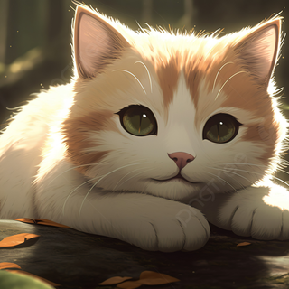 Anime fall cats wallpaper