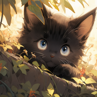 Anime fall cats wallpaper