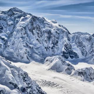 Alaska winter mountains wallpaper