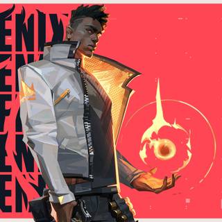 Phoenix Valorant 4k wallpaper