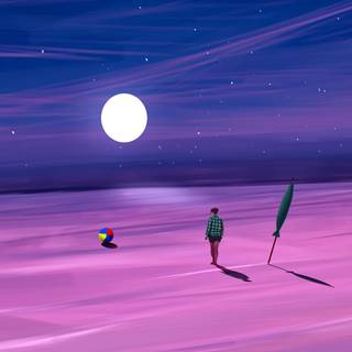 Magenta 4k wallpaper