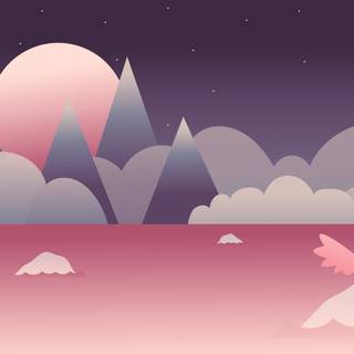 Aesthetic pink 4k wallpaper