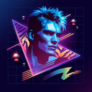 80's style wallpaper