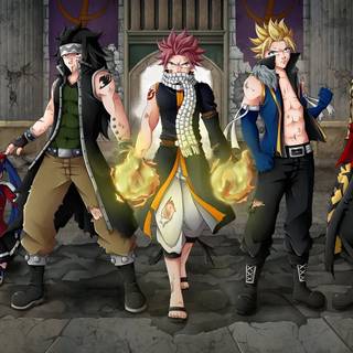 Fairy Tail Dragon Slayers wallpaper