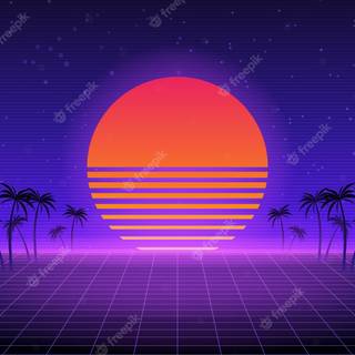 80's style wallpaper