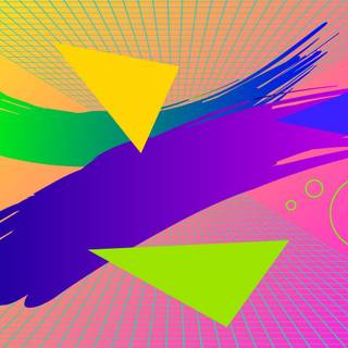 80's style wallpaper