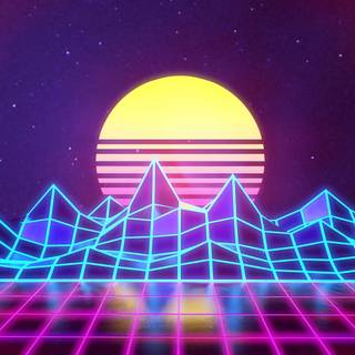 80's style wallpaper