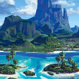 Summer art anime wallpaper