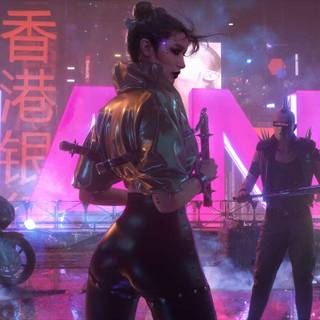 Cyberpunk 4k HD wallpaper