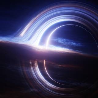 Interstellar black hole 4k wallpaper