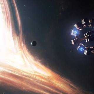 Interstellar black hole 4k wallpaper