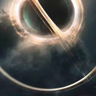 Interstellar black hole desktop wallpaper