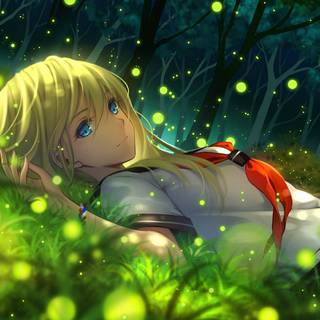 Anime girl HD PC wallpaper