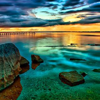 Night time summer wallpaper