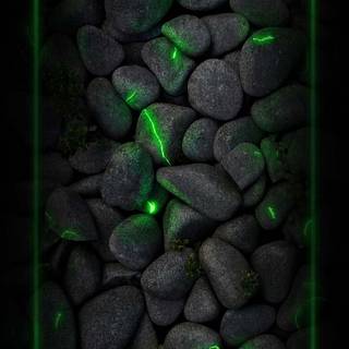 Green and black iPhone wallpaper