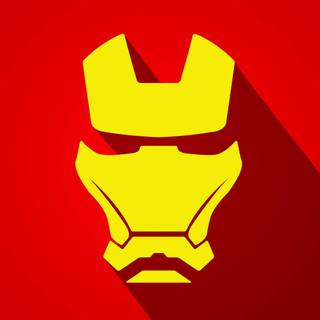 Iron Man logo phone wallpaper