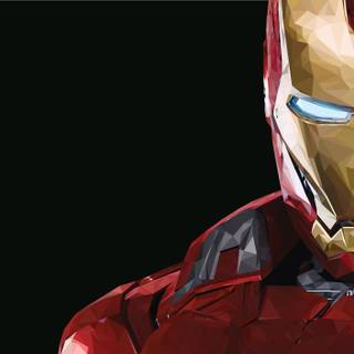 Iron Man logo 4k wallpaper