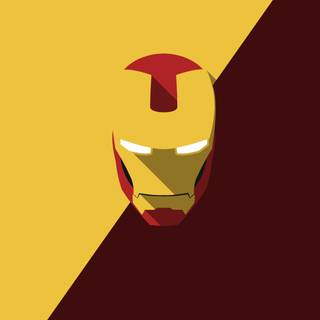 Iron Man logo 4k wallpaper