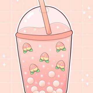 Boba bunny wallpaper