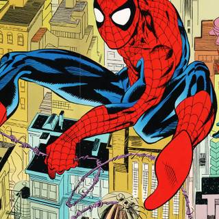 Comic Spider-Man phone wallpaper