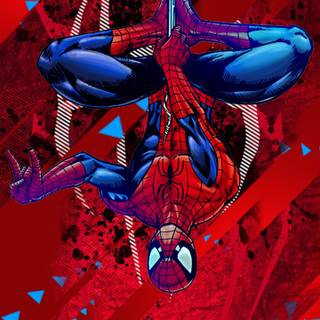 Comic Spider-Man phone wallpaper