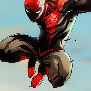 Comic Spider-Man phone wallpaper