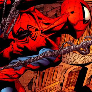 Comic Spider-Man phone wallpaper