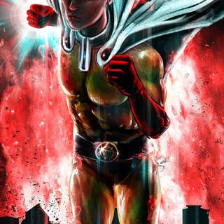 One Punch Man 4k iPhone wallpaper