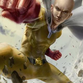 One Punch Man 4k iPhone wallpaper