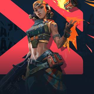 Valorant Raze 4k wallpaper