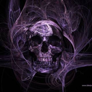 Purple goth wallpaper