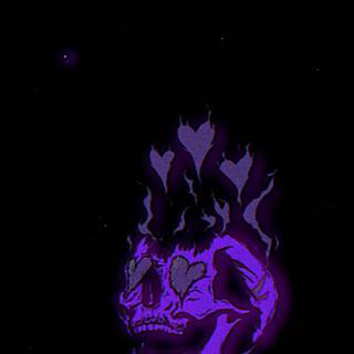 Purple goth wallpaper