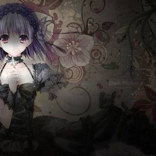 Purple goth wallpaper