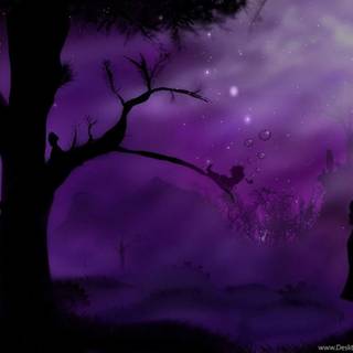 Purple goth wallpaper