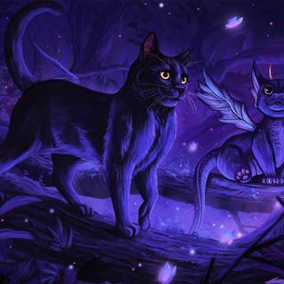 Cat fantasy wallpaper