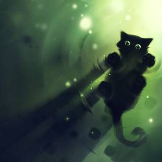 Cat fantasy wallpaper