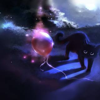 Cat fantasy wallpaper