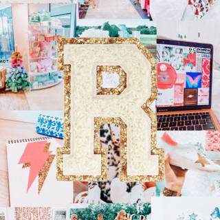 Preppy R wallpaper