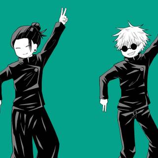 Geto and Gojo wallpaper