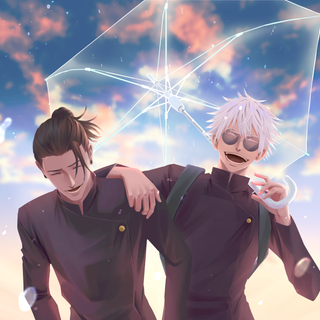 Geto and Gojo wallpaper