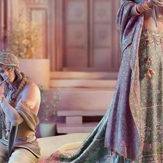 iPhone Radha Krishna HD wallpaper