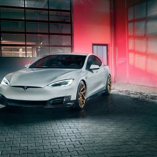 Desktop 4k Tesla wallpaper